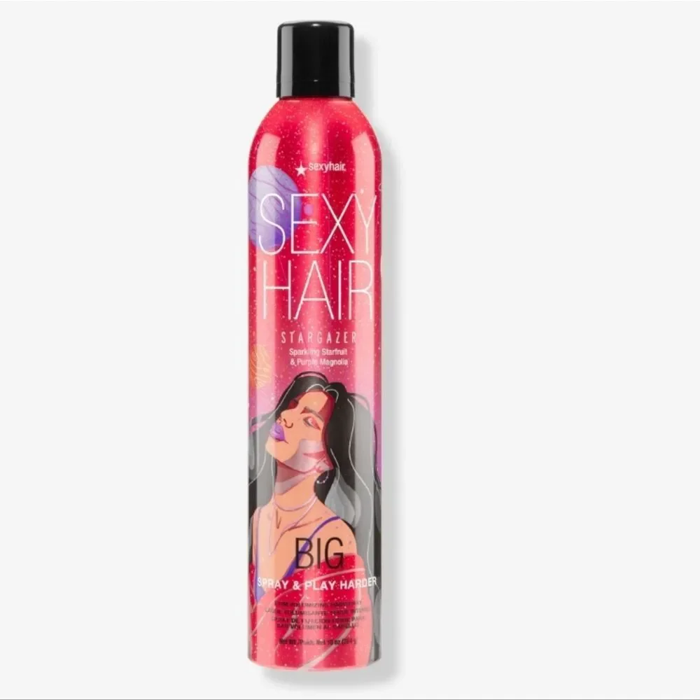 SexyHair Stargazer Limited Edition Spray & Play Harder Firm Volumizing Hairspray